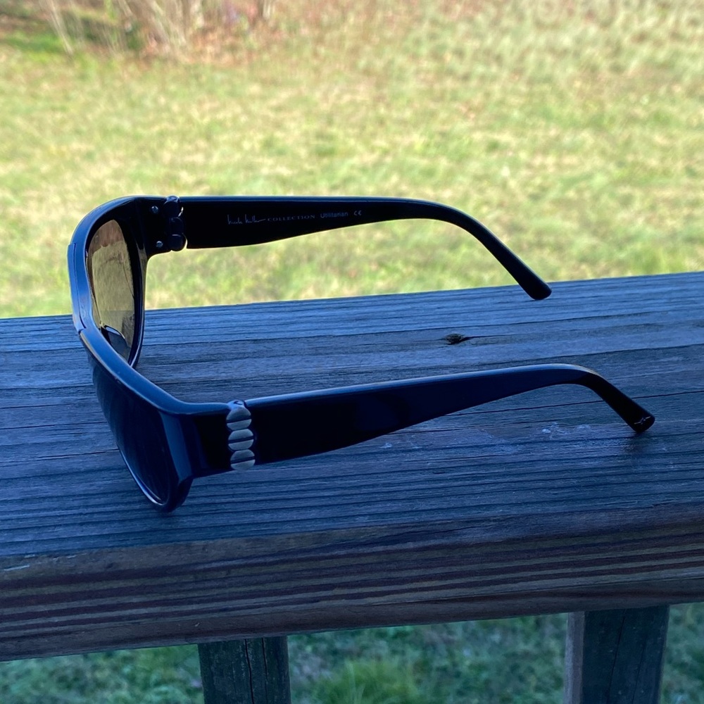 Nicole Miller Utilitarian Black Onyx Sunglasses - Picture 5 of 10